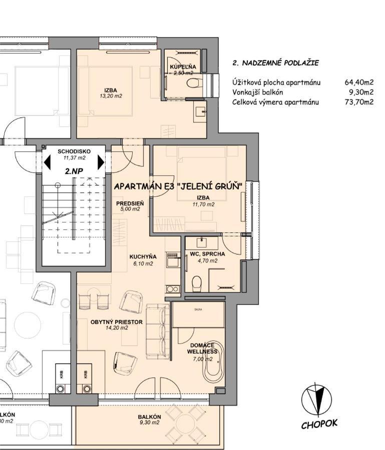Apartman Jeleni Grun Jasna Demänovská Dolina Exterior foto